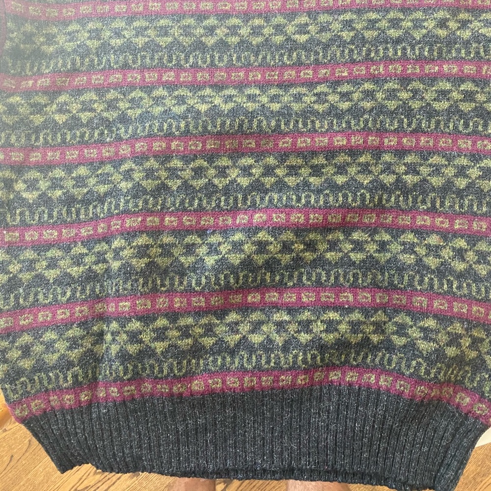 Retro Wool Sweater - image 3